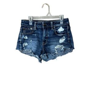 American Eagle Distressed Hi-Rise‎ Feetival Shorts Size 0
